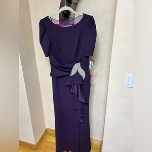 Betsy & Adam Purple Maxi dress size 10